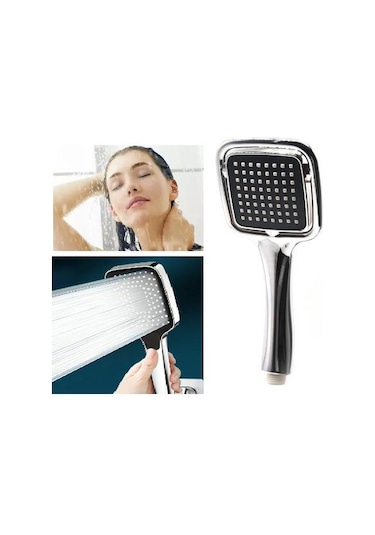 Duş Başlığı Banyo Duşakabin Kare Başlık El Ayak Duşu Çok Renkli
