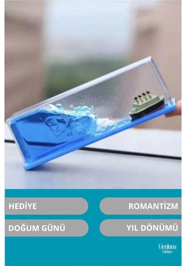 Yüksek Kalite Batmayan Titanic Gemi Yıl Dönümü Aşk Sevgili Doğum Günü Hediye Şişe Akvaryum