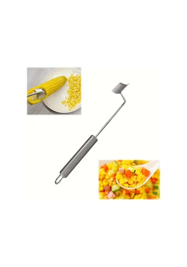 Kosona Evde Kullanım İçin Çelik Mısır Soyucu - Kolay Kullanimlı, Dayanıklı Ve Çabuk Mısır Soyma Aleti Asma Kolu Tipi