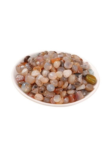 Xiyyadms 100g Pür Agate Taşları - 7-9mm Parlatılmış Kırık Taşlar, Akvaryum Ve Dinî Ambalaj, Çeşitli Renkler