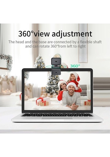 Dancemonkey 2k Usb Web Kamera - Geniş Açı, Otomatik Odaklama, Gürültü Azaltmalı Mikrofon İle Gece-gündüz Net Görüntü