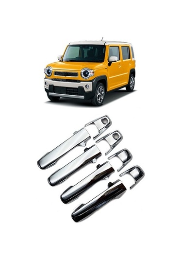 Besthome1 Suzuki Hustler Için Mr52s/mr92s 2020-2022 Araç Karbon Fiber Kapı Kapağı Kapak Trim Dekora