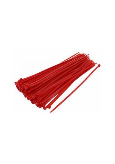 Tek-iş Kablo Bağı Cırt Kelepçe 200 Mm X 2.5 Mm Kırmızı 20 Adet