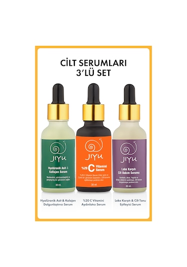 Jiyu 3'Lü Yüz Serum Seti 3x30 ml.