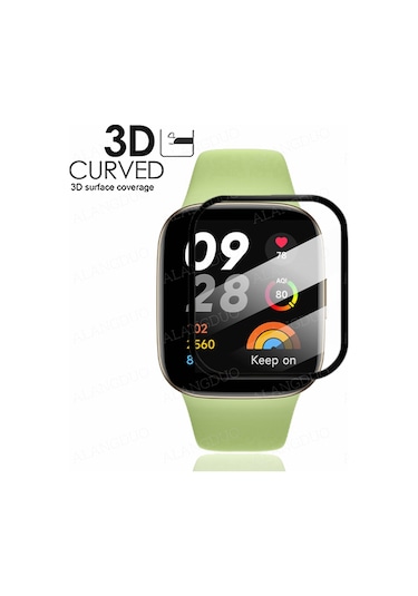 Xiaomi Redmi Watch 3 Ekran Koruyucu 3d Kavisli Full Kaplama Pmma