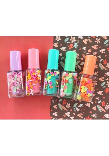 Kokulu Çikolata Defter Ve Oje Görünümlü Keçeli Kalem