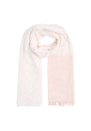 Monogram Cotton Gauze Stole Os