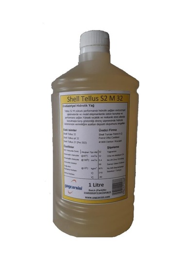 Açık Shell Tellus S2 M 32 Hidrolik Yağ 1 L