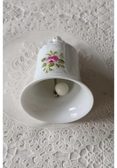 Nurantik Antika Porselen Çan Çiçekli 5x8 Cm