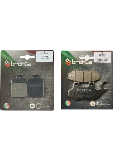 Sym Fiddle 4 125 Ön Ve Arka Fren Balata Takımı Brenta Br02