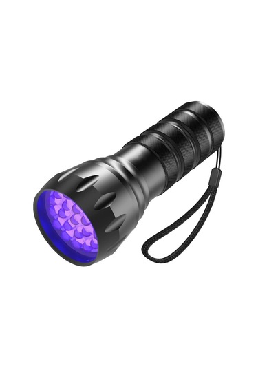 Valkyrie 21 Led 1. Kalite 395nm Güneş Işığı Ultraviyole Uv El Feneri - Blacklight - Çok Amaçlı Siyah
