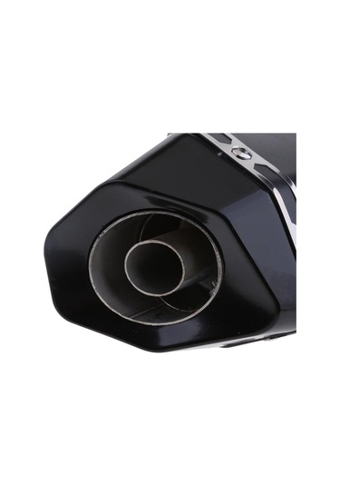 Suntek Motosiklet Egzoz Susturucu Borusu Siyah 36-51 MM
