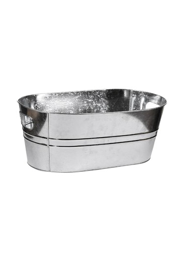 Dolıty Taşıma Kolları Ile Galvanizli Küvet Buz Kovası Tutucu Arjantin