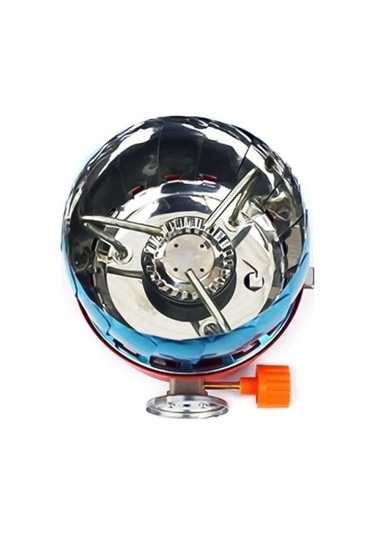 K-203 Taşınabilir Katlanabilir Açık Sırt Çantasıyla Kamp Sobası Bütan Propan Brülör Gaz Kutuları İçin A Çok Renkli