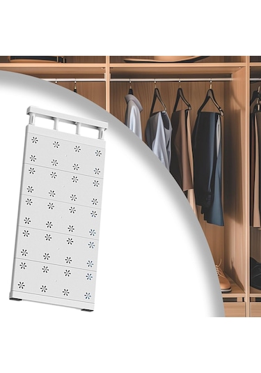Homyl Genişletilebilir Bölücü Giyim Dolap Rafı Mutfak 24cmx60cm Beyaz Diğer