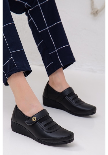 Yağlıoğlu Z1221 Ortopedik Topuk Jelli Kadın Ayakkabı 001