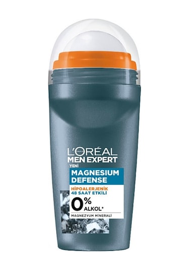 L'Oreal Paris Men Expert Magnesium Defense Erkek Roll-On Deodorant 50 ML