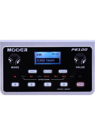 Mooer Pe100 Gitar Efekt Prosesörü