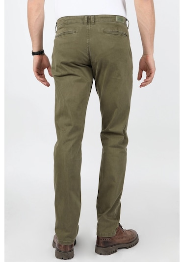 Balins Erkek Fleto Cep Gabardin Pantolon Yeşil