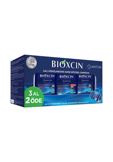 Yağlı Saçlar İçin Dökülme Karşıtı Quantum Şampuan 3 Al 2 Öde 300ml