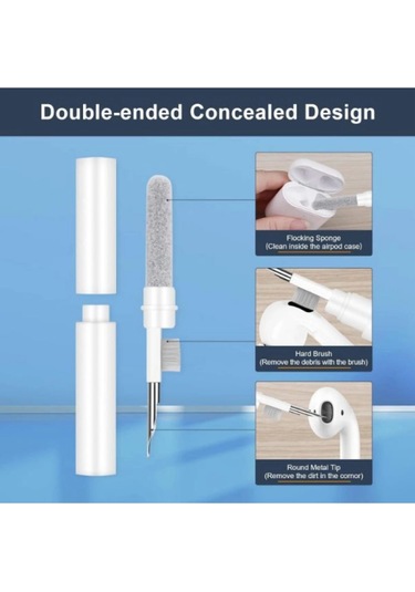 Özel Seri Kulaklık Temizleyici Kiti Dayanıklı Yumuşak Fırçalı Temizlik Kalemi