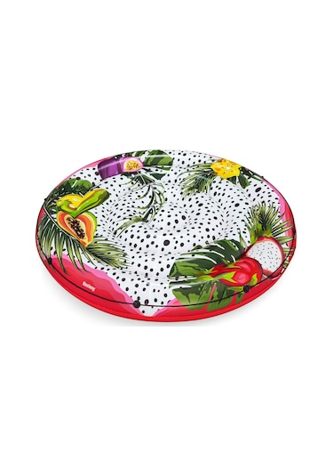 Bestway 43720 Fruit Paradise Lüks Şişirilebilir Ada, D188, İki Ki Çok Renkli