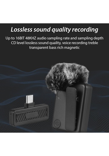 Maiyame Profesyonel Kablosuz Mikrofon - Gürültü Azaltma, Yüksek Hassasiyet, 30m Menzil, 12 Saat Pil Ömrü