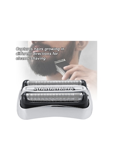 Yifomall 32s Elektrikli Tıraş Makinesi Yedek Parçası Tıraş Folyosu Kaset Başlıkları Braun Series 3 İçin Yedek
