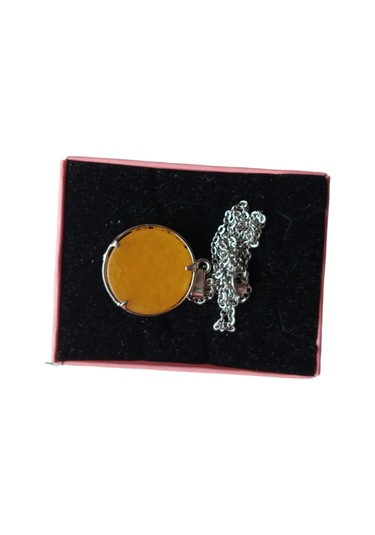 Aventurin Doğal Taşlı Hayat Ağacı Çelik Kolye - Kadın