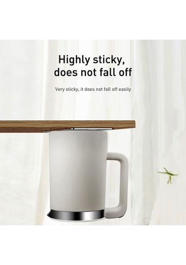 Ulzyvf Baseus Çok Amaçlı Araç Telefon Tutucu - Yıkanabilir Nano Kauçuk Ped, Duvar/masa Yapışkanı Şeffaf Şeffaf