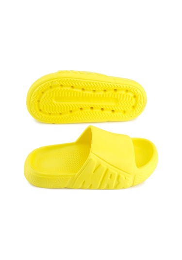 Gezer Yazlık Kız Çocuk Eva Islak Zemine Uygun Ev Bahçe Banyo Havuz Terlik Sarı