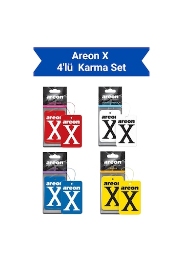 Areon X 4'lü Süper Karma Set