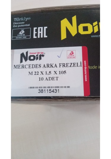 Bijon Mercedes 2717-2521-2524-2622 Uyumlu Frezeli Arka Teker Bijo