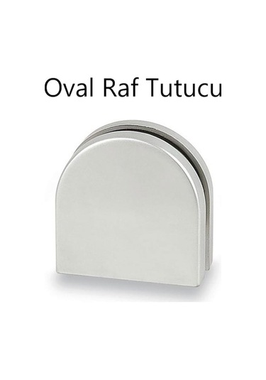 Vidalı Metal Raf Tutucu Cam, Etejer Tutucu