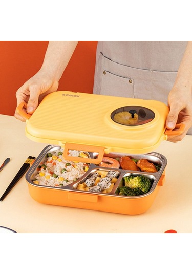 Yalıtımlı Öğle Yemeği Kutusu Öğrenci Öğle Yemeği Kutusu Çantası Öğle Yemeği Kutusu Çantası-4 Öğle Yemeği --
