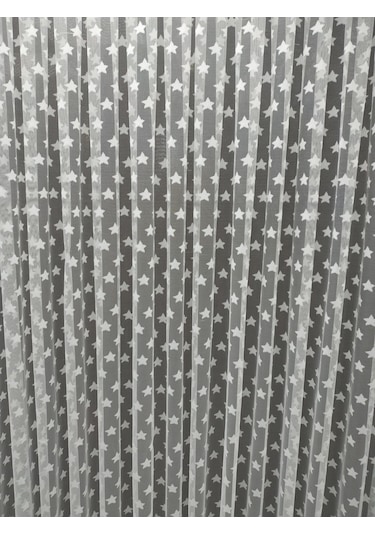 Tül Perde Yıldız Desenli Kaliteli Ve Uygun Fiyatlı (348230951)