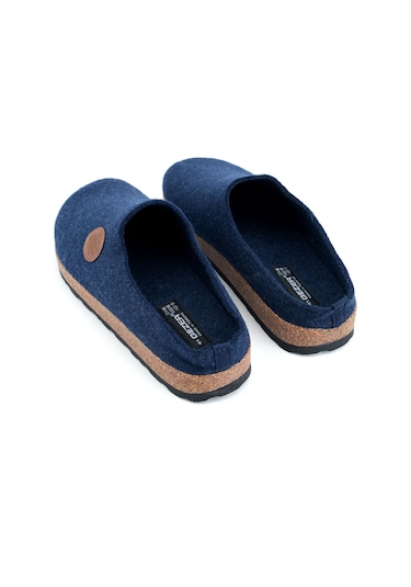 Gezer Kışlık Mantar Taban Ev Bahçe Rahat Taban Erkek Terlik Gt2kmm.16130.01.013.g19 Lacivert