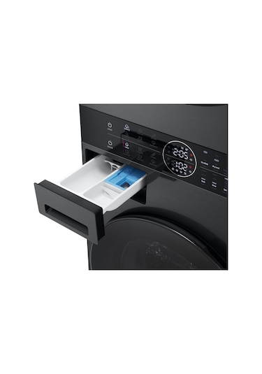 LG WashTower W4W8BVKKZHM 12 KG Yıkamalı 10 KG 2’si 1 Arada Ortak Panelli Çamaşır Makinesi - Inox