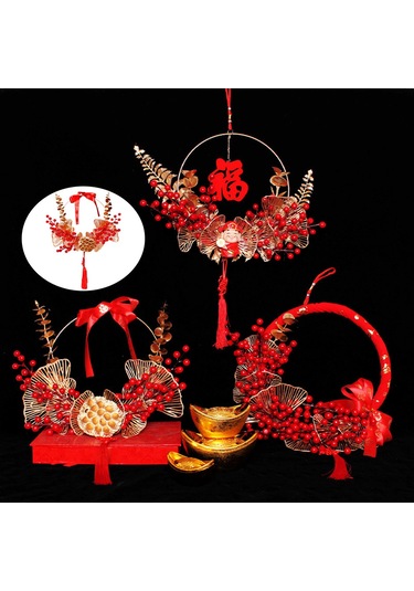 Suntek Bahar Şenliği Ön Kapı Için Geleneksel Çelengi 40x50cm