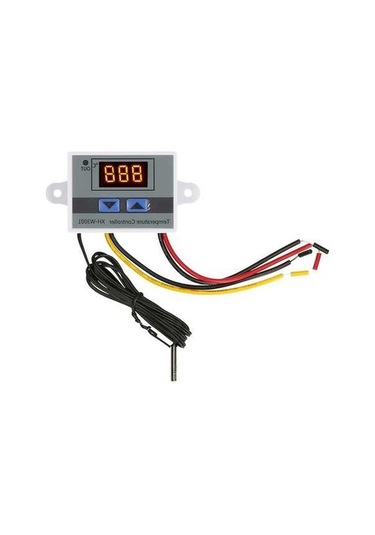 Pazly 12v 120w Buzdolabı Termostatı, Led Ekranlı -50 110 Su Geçirmez Ntc Prob İle Sıcaklık Kontrol Cihazı