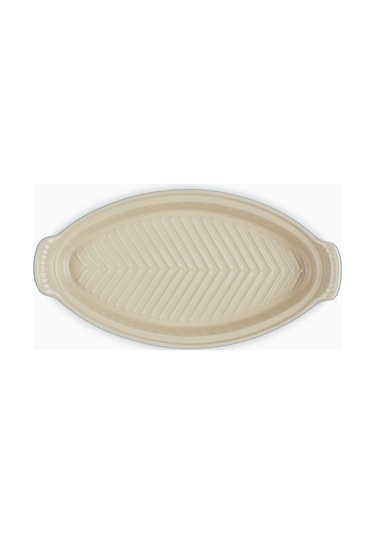 Le Creuset Kapaklı Seramik Balık Pişirme Kabı, 34 Cm Seramik Tava Lacivert