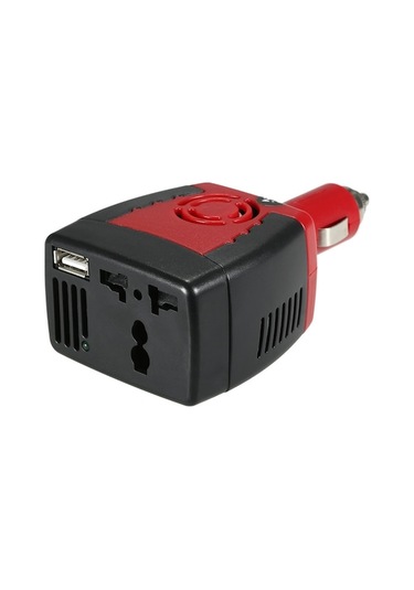 150w Araç İçin Inverter - Dc12v'den Ac110v Ve Usb 5v'ye Dönüştürücü, Soğutma Fanlı, Aşırı Yük/kızma Korumalı