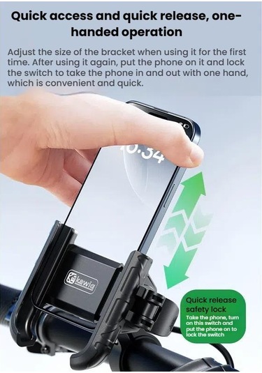 Sones Kewig Motosiklet Bisiklet Engelsiz Cep Telefonu Kamera Navigasyon Braketi M29-c2