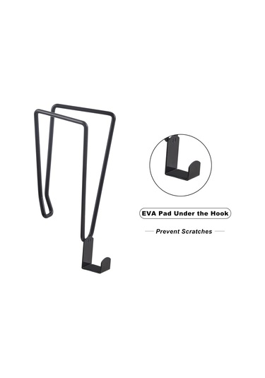 Banyo Depolama İçin Siyah Kağıt Havlu Rafı Siyah