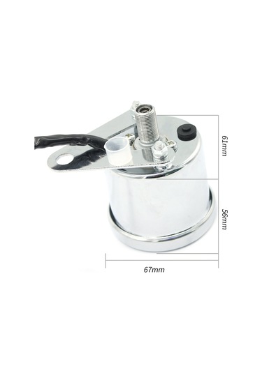 Evrensel 12 V Motosiklet Enstrüman Modifiye Dijital K12547-s