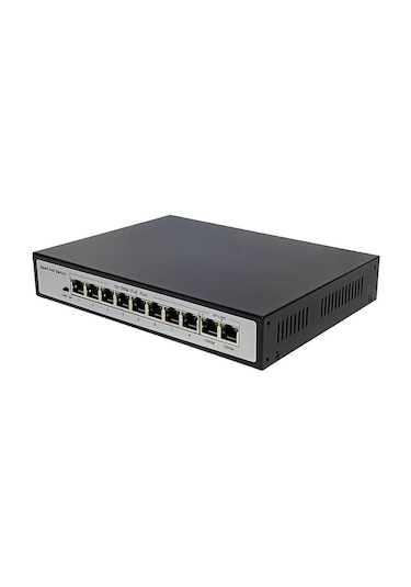 Rdx 8+2 Port Ethernet PoE Switch - 8x PoE Ports + 2x Gigabit Uplink