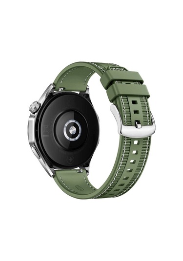 Gear S3 Uyumlu Mxsp- Krd-102 22mm Silikon Kordon-yeşil