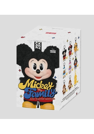 Mickey Mouse , Mickey Family 1 Adet Rastgele Mickey Figür - Labubu Oyuncak Çok Renkli