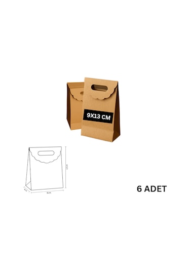 El Geçme Kraft Çanta, Hediye, Alışveriş, Butik, Parti Ve Paketlem