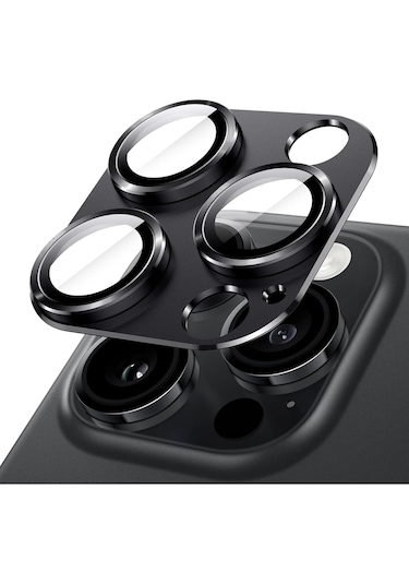 Jetech Apple İphone 15 Pro/15 Pro Max Kamera Ekran Koru 087751